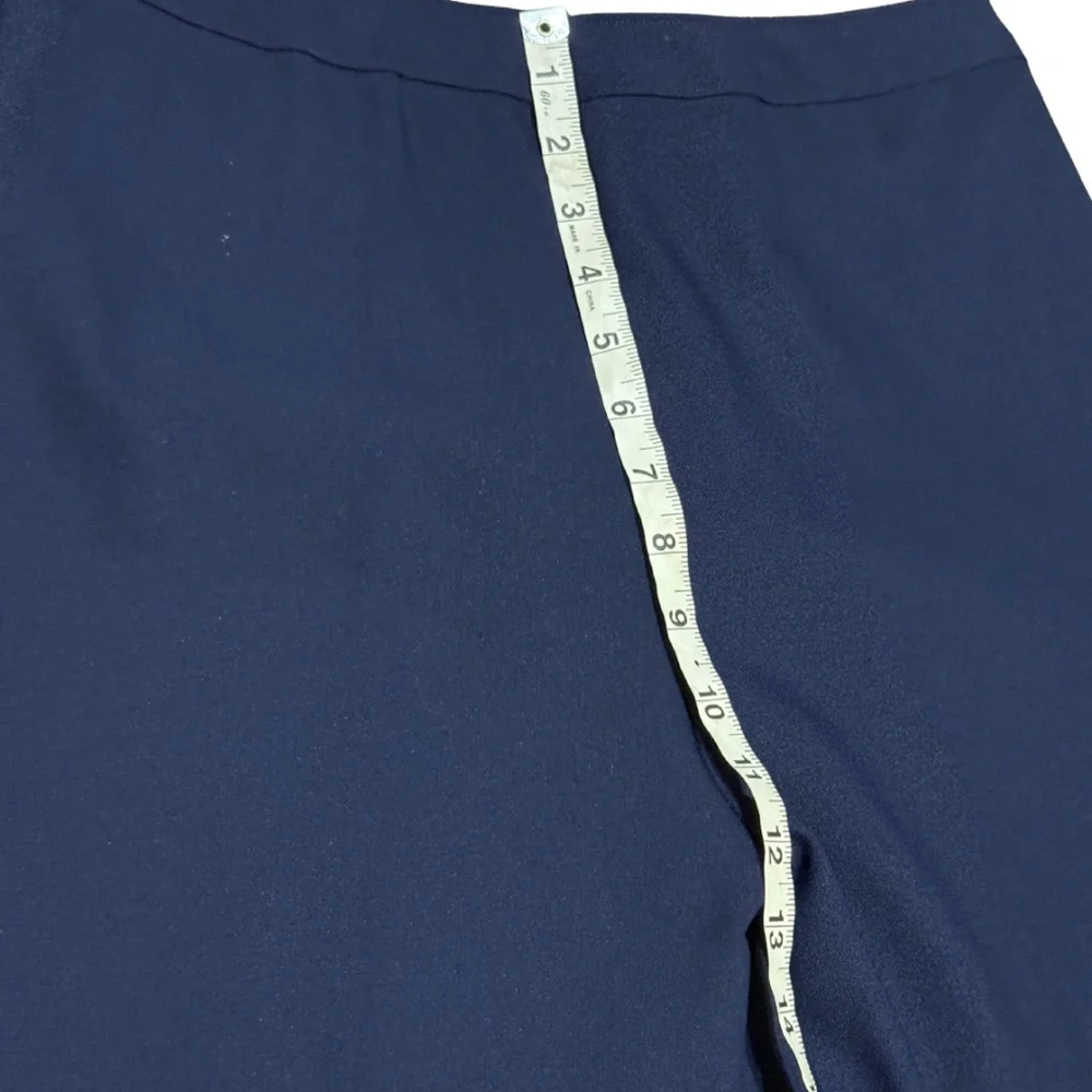 Bend Over Levi Strauss Navy Blue Sz 14 NWT Vintage USA Pull-On Trouser Pants‎